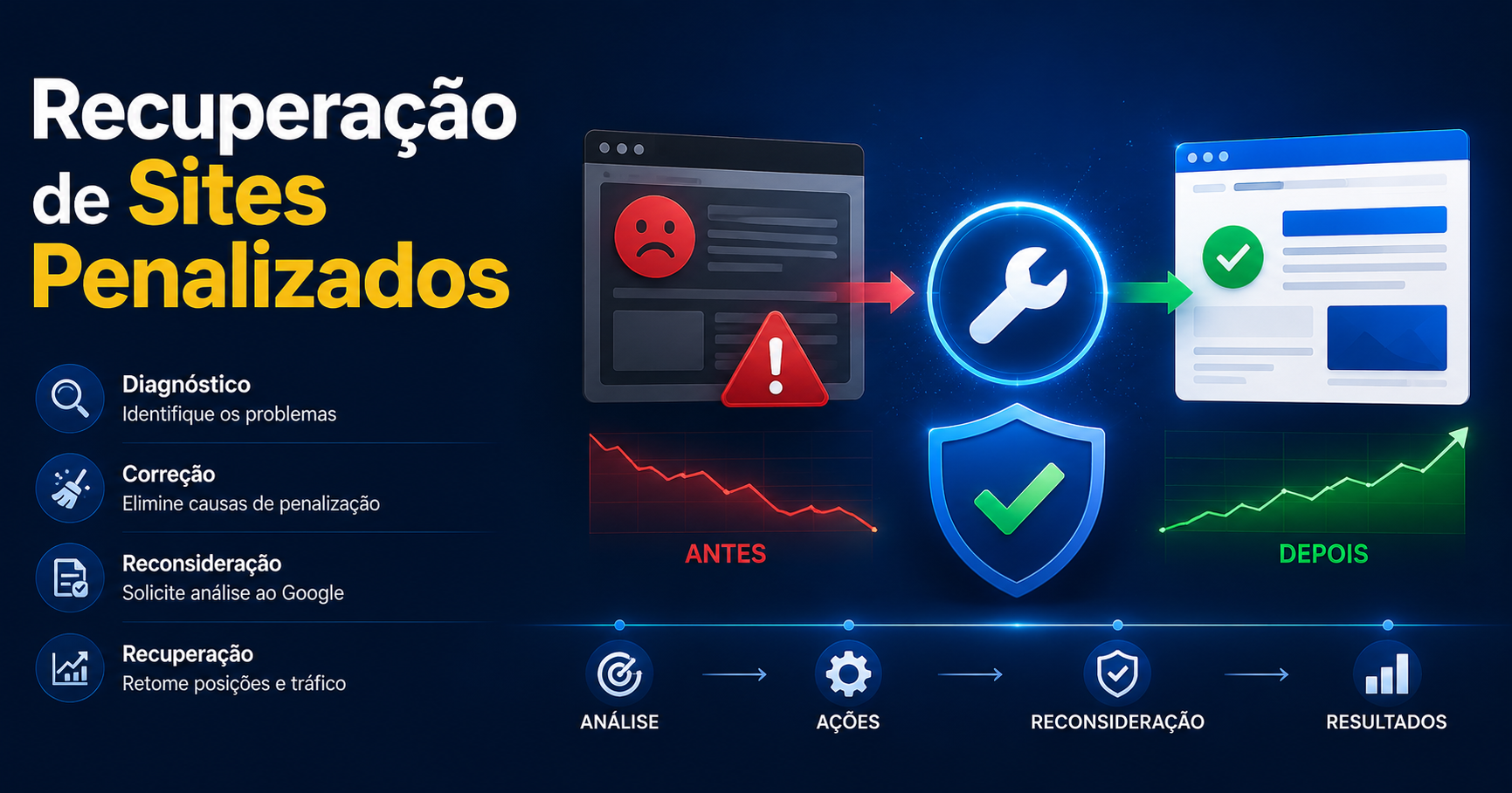 Recuperação de Sites Penalizados: Diagnóstico e Correção